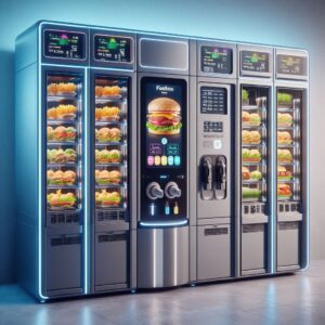 An advanced AI-powered smart fast-food machine